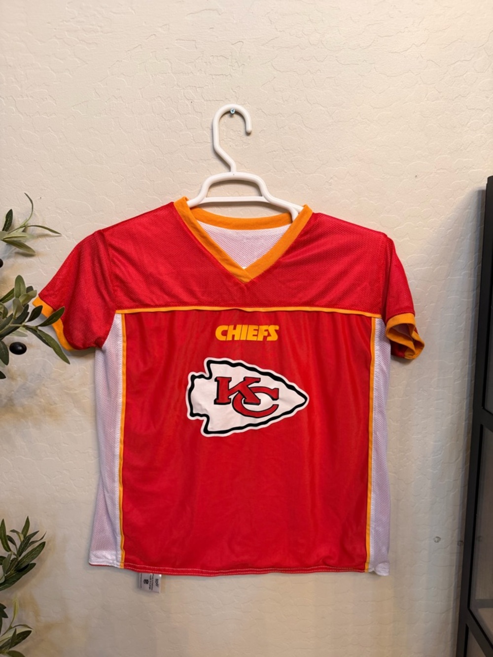 NFL Kansas City Chiefs Red & Gold Kids Jersey Tee